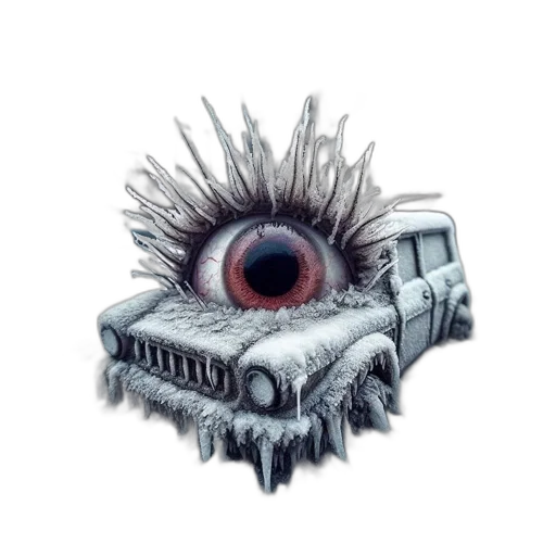 car, creature, crown, robot transparent PNG cut-out