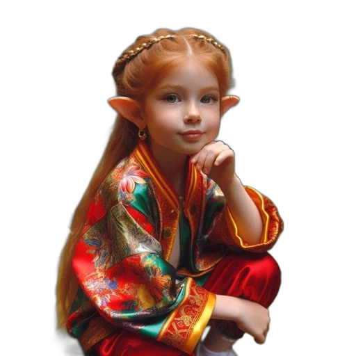 dragon, dress, face, jewelry transparent PNG cut-out
