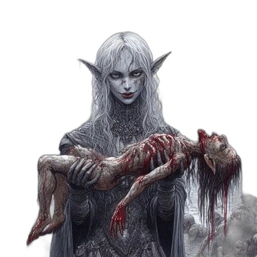 creature, staff, fantasy art, concept art transparent PNG cut-out