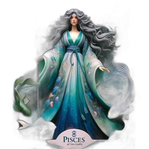 dress, fantasy art, concept art, blue transparent PNG cut-out