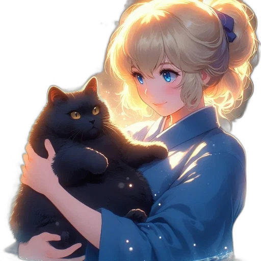 staff, animal, creature, anime transparent PNG cut-out