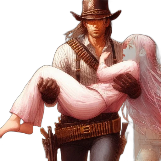 concept art, comic book art, fantasy art, pastel transparent PNG cut-out