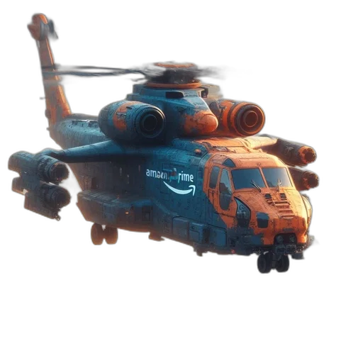 weapon, dragon, 3d render, concept art transparent PNG cut-out