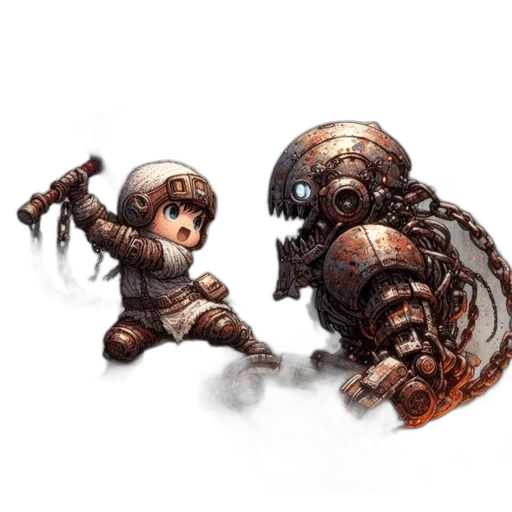 weapon, sword, robot, concept art transparent PNG cut-out