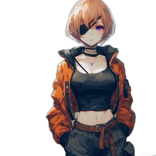 jacket, dress, robot, weapon transparent PNG cut-out