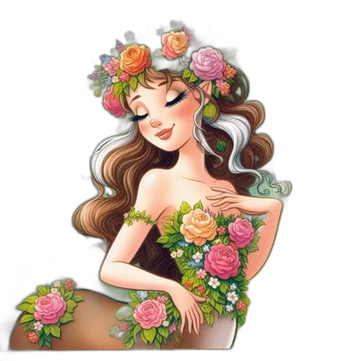 jewelry, dress, crown, flower transparent PNG cut-out