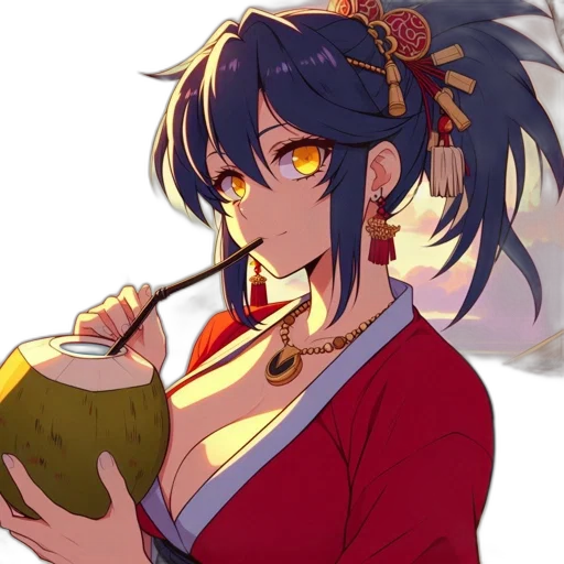 food, staff, anime, pixel art transparent PNG cut-out
