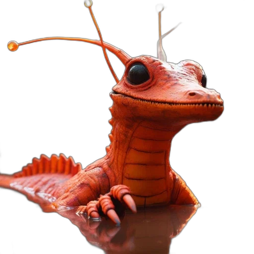 dragon, creature, animal, staff transparent PNG cut-out