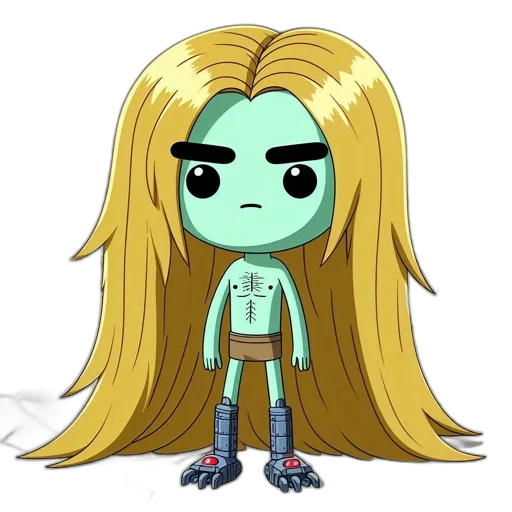 hair, creature, cartoon, concept art transparent PNG cut-out