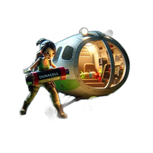 weapon, robot, concept art, pixel art transparent PNG cut-out