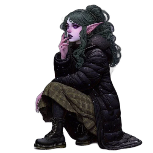 creature, jacket, concept art, fantasy art transparent PNG cut-out