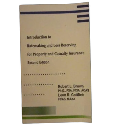 book, titled, introduction, ratemaking transparent PNG cut-out