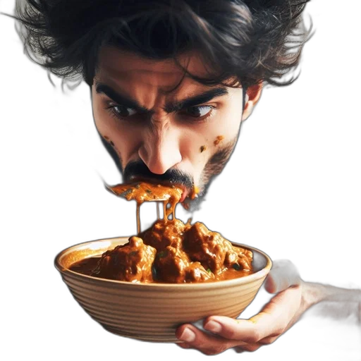 food, face, photorealistic, concept art transparent PNG cut-out