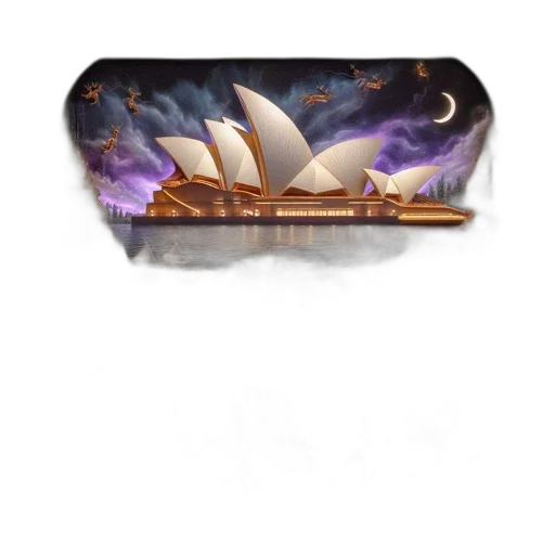 concept art, fantasy art, vaporwave, outer space transparent PNG cut-out