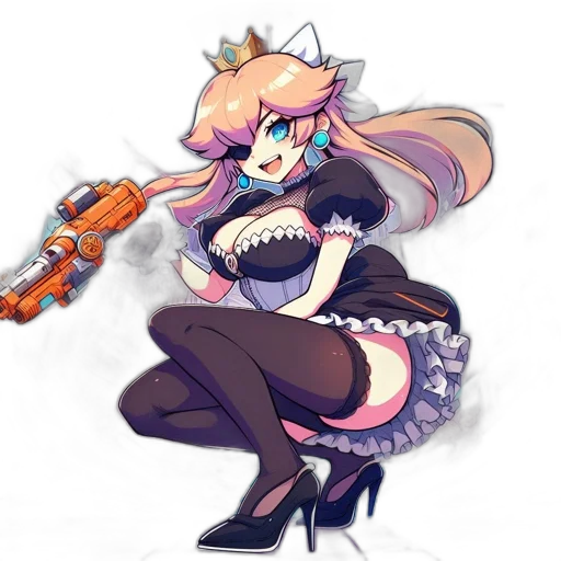 weapon, staff, robot, dress transparent PNG cut-out