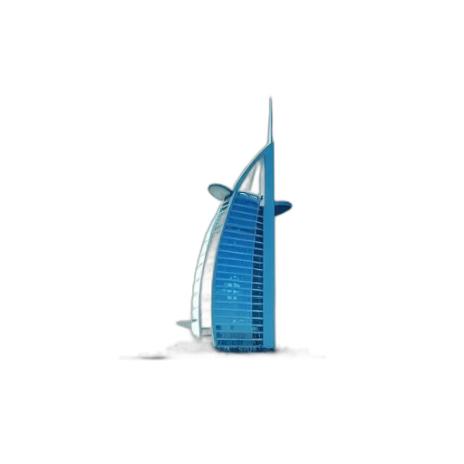 building, 3d render, concept art, photorealistic transparent PNG cut-out