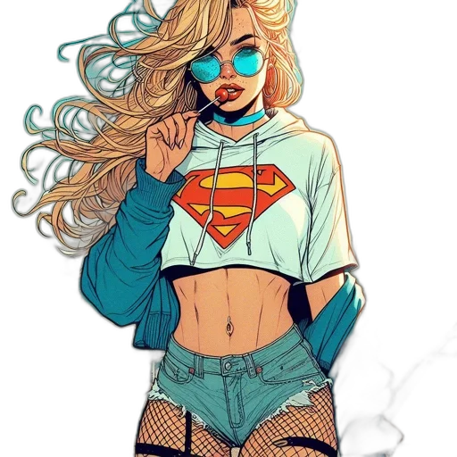 comic book art, cartoon, concept art, fantasy art transparent PNG cut-out