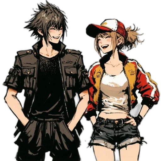 jacket, hat, comic book art, concept art transparent PNG cut-out
