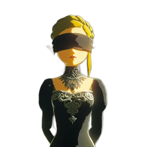 mask, dress, jewelry, staff transparent PNG cut-out