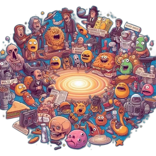 food, robot, mask, creature transparent PNG cut-out