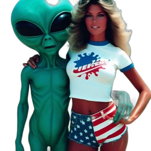 creature, concept art, outer space, woman transparent PNG cut-out