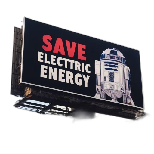 electric, energy, campaign, featuring transparent PNG cut-out