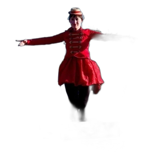 staff, dress, hat, robot transparent PNG cut-out