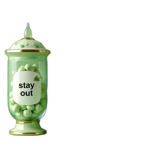 bottle, 3d render, green, words transparent PNG cut-out