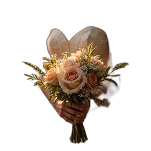 flower, jewelry, crown, staff transparent PNG cut-out