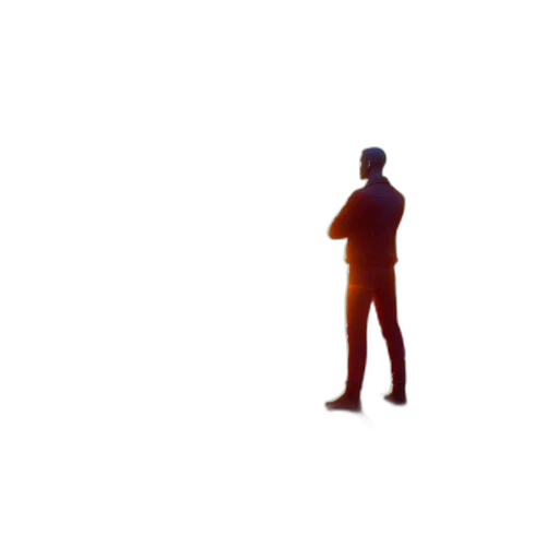 staff, robot, jacket, weapon transparent PNG cut-out