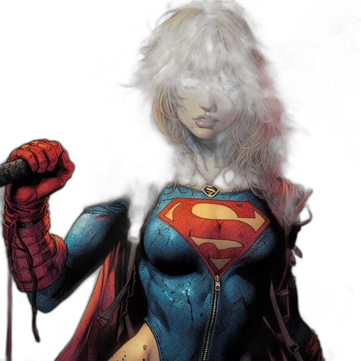 comic book art, concept art, imposing, woman transparent PNG cut-out