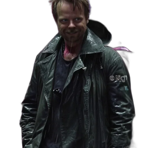 jacket, staff, creature, weapon transparent PNG cut-out