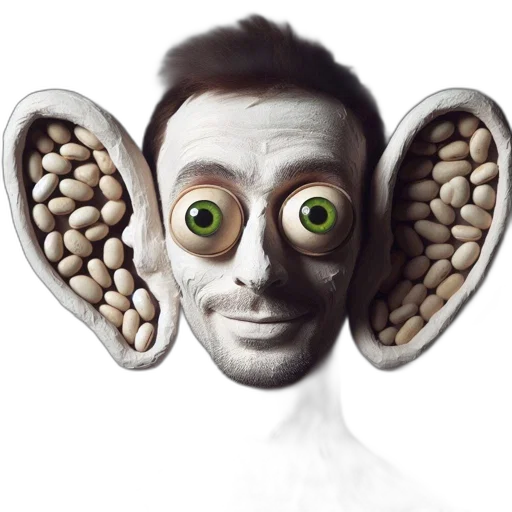 mask, face, creature, food transparent PNG cut-out