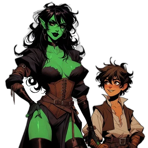 concept art, fantasy art, comic book art, pixel art transparent PNG cut-out