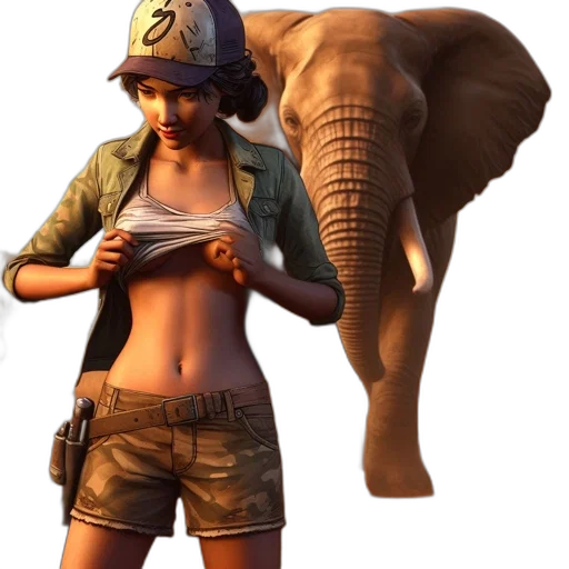 animal, hat, creature, weapon transparent PNG cut-out
