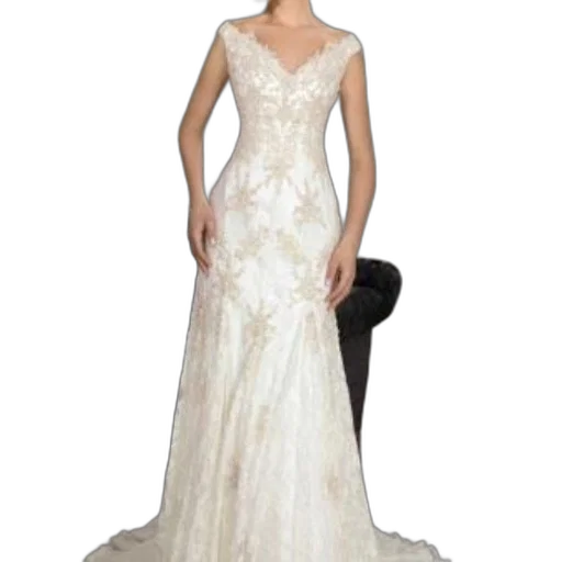 dress, woman, wearing, elegant transparent PNG cut-out
