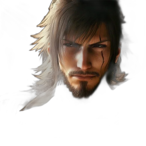face, hair, mask, dragon transparent PNG cut-out