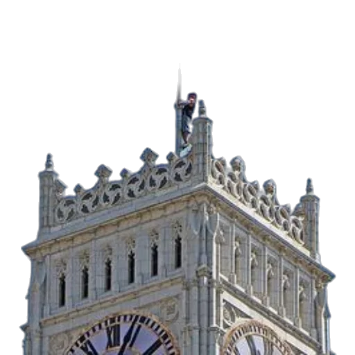 building, staff, crown, jewelry transparent PNG cut-out