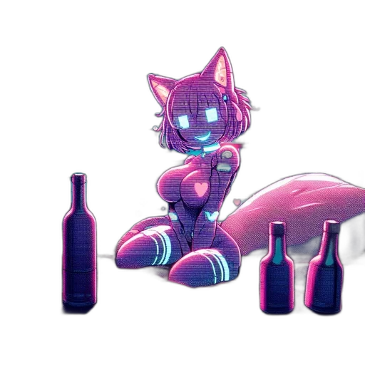 bottle, robot, staff, furniture transparent PNG cut-out