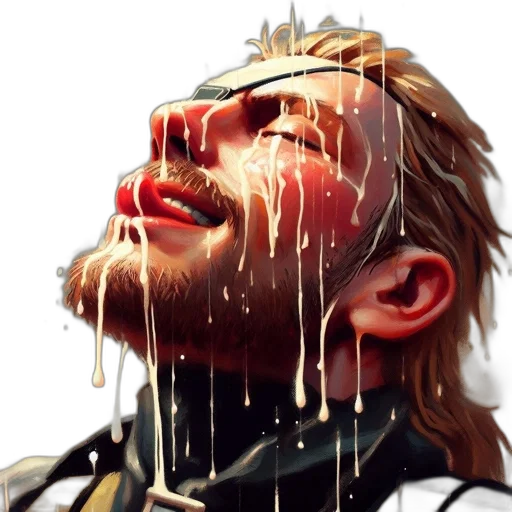 face, concept art, comic book art, cyberpunk transparent PNG cut-out