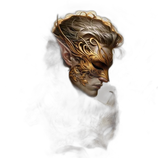 mask, face, creature, dragon transparent PNG cut-out