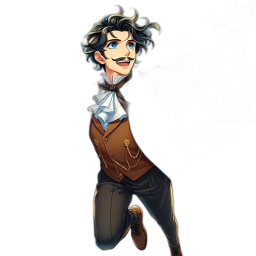 staff, concept art, cartoon, pixel art transparent PNG cut-out