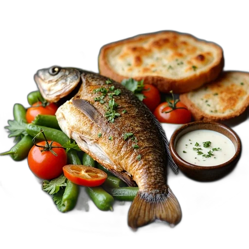 food, animal, photorealistic, 3d render transparent PNG cut-out