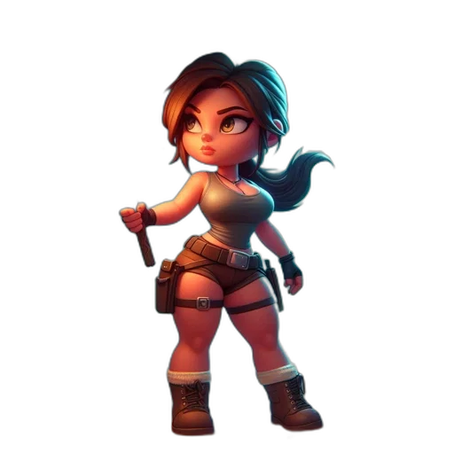 staff, weapon, concept art, 3d render transparent PNG cut-out