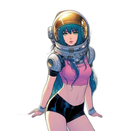 robot, concept art, comic book art, anime transparent PNG cut-out