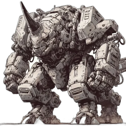 robot, weapon, dragon, creature transparent PNG cut-out