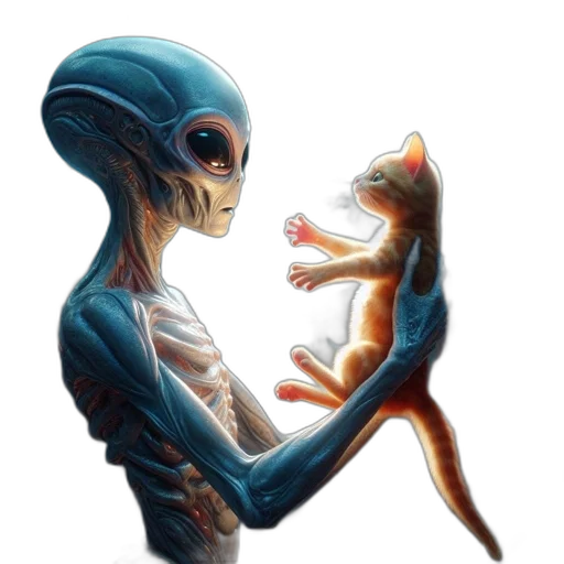 creature, robot, animal, concept art transparent PNG cut-out