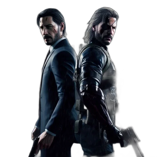 jacket, concept art, 3d render, two transparent PNG cut-out