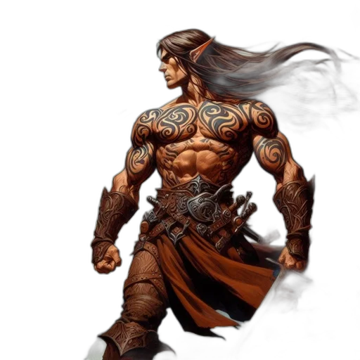 fantasy art, concept art, comic book art, pixel art transparent PNG cut-out