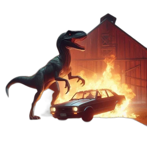 dragon, car, animal, creature transparent PNG cut-out